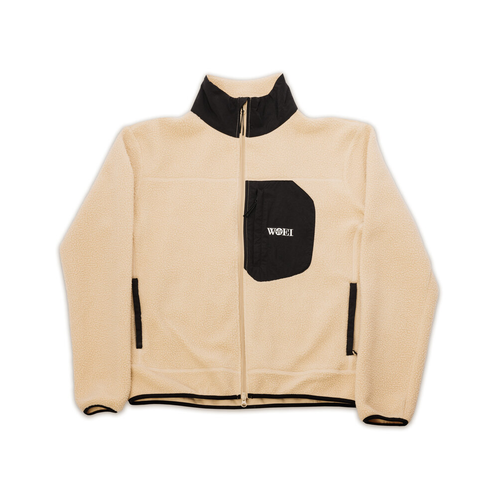 WOEI FLEECE JACKET 'BEIGE'