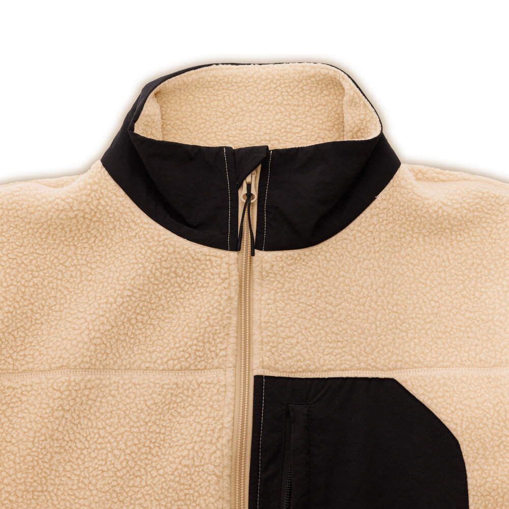 WOEI FLEECE JACKET 'BEIGE'
