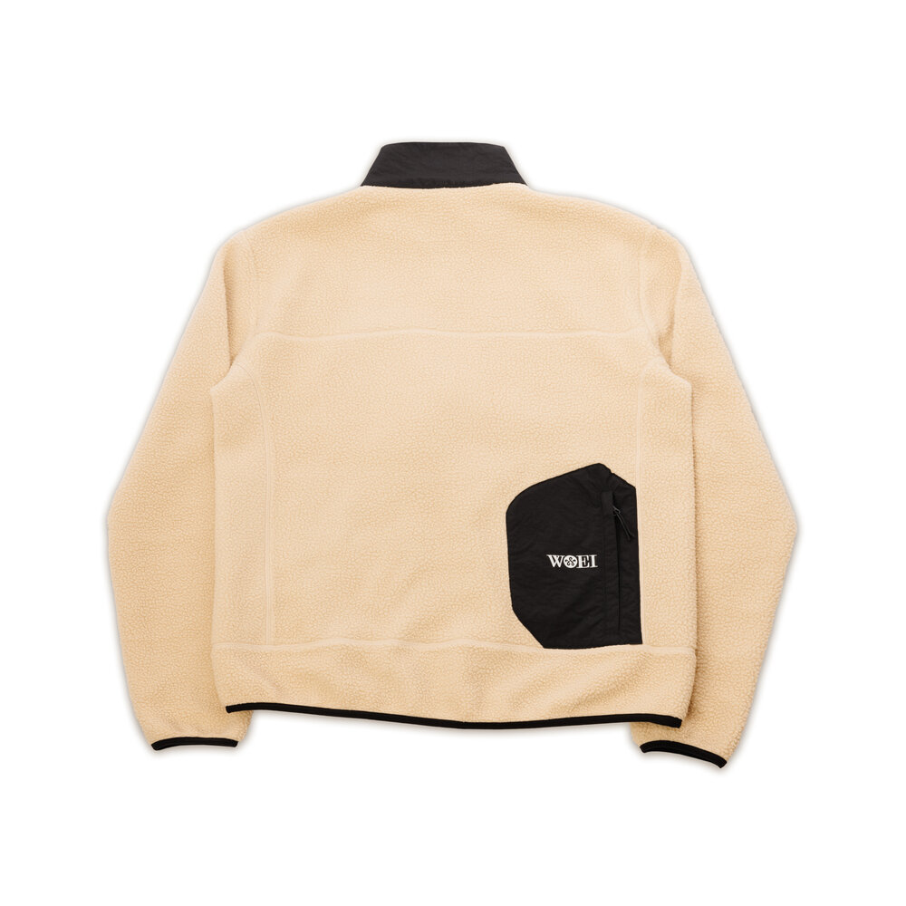 WOEI FLEECE JACKET 'BEIGE'