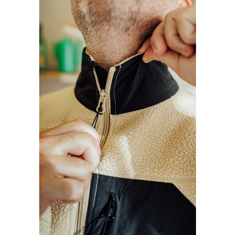 WOEI FLEECE JACKET 'BEIGE'