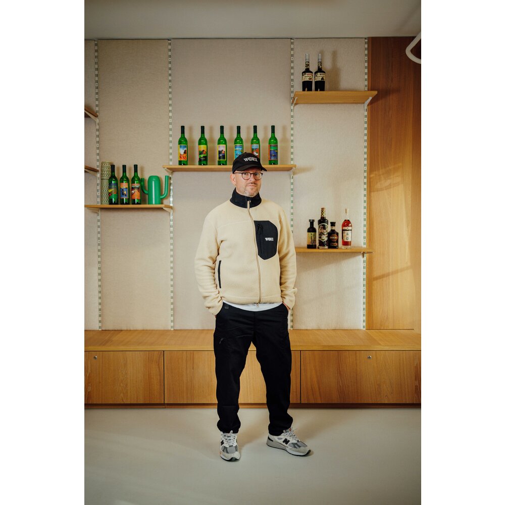 WOEI FLEECE JACKET 'BEIGE'