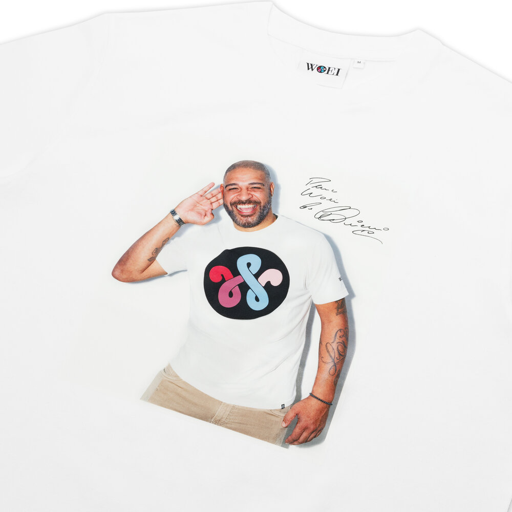 WOEI WOEI X ADRIANO IMPERADOR PHOTO TEE 'WHITE' WOEI X ADRIANO IMPERADOR PHOTO TEE 'WHITE'