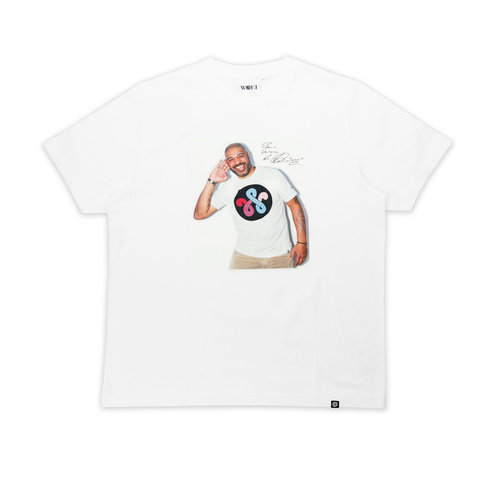 WOEI WOEI X ADRIANO IMPERADOR PHOTO TEE 'WHITE' WOEI X ADRIANO IMPERADOR PHOTO TEE 'WHITE'