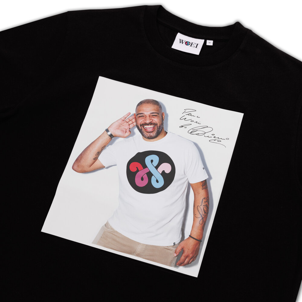WOEI WOEI X ADRIANO IMPERADOR PHOTO TEE 'BLACK' WOEI X ADRIANO IMPERADOR PHOTO TEE 'BLACK'