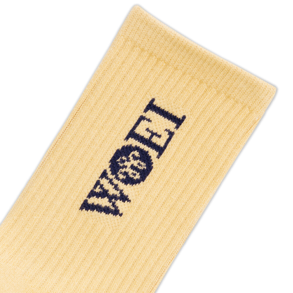 WOEI WOEI SCRIPT SOCKS 'SAND' WOEI SCRIPT SOCKS 'SAND'