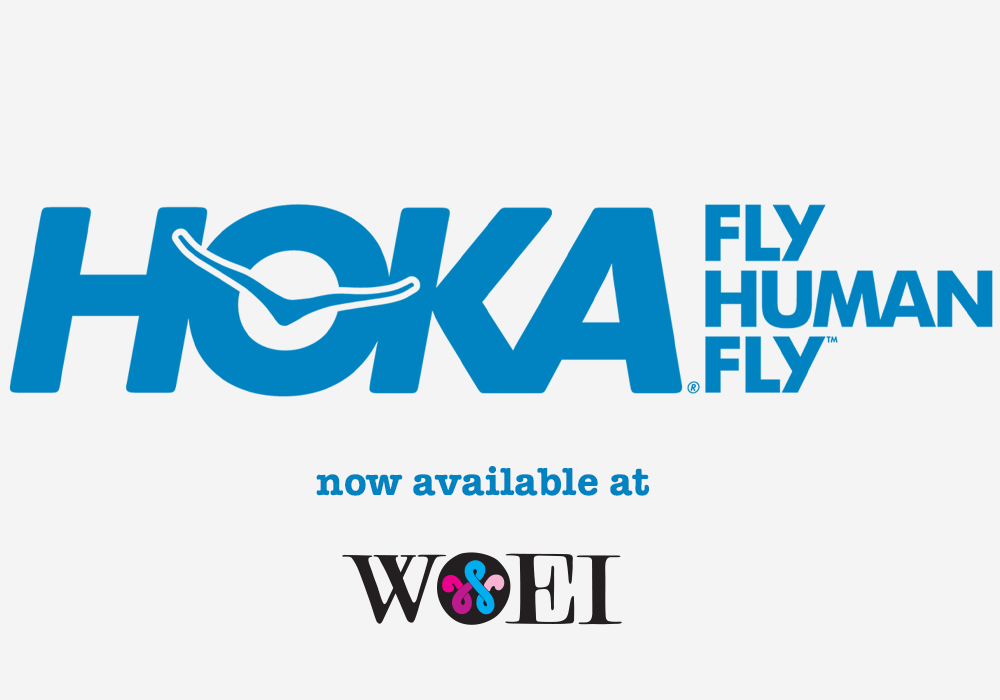 NOW AVAILABLE AT WOEI: HOKA