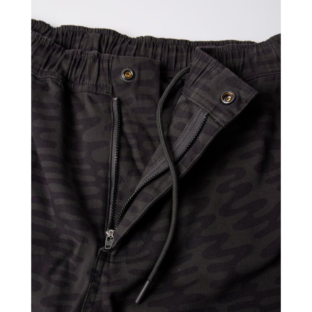 STITCHED SKULL PANTS WASHED