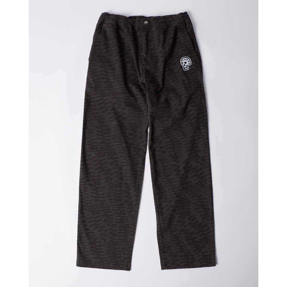 STITCHED SKULL PANTS WASHED