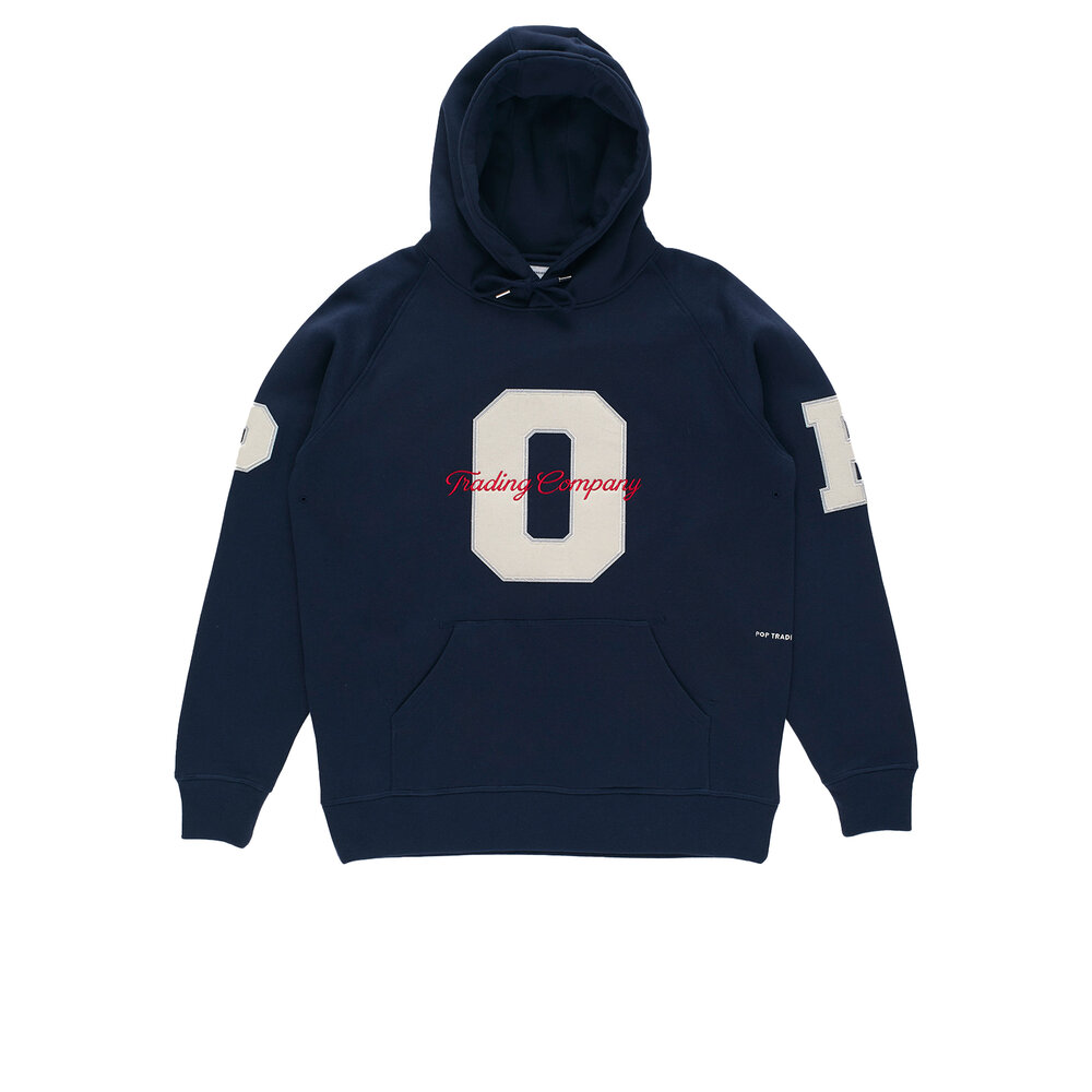 POP TRADING COMPANY FOOTBALL HOODED SWEATER FOOTBALL HOODED SWEATER