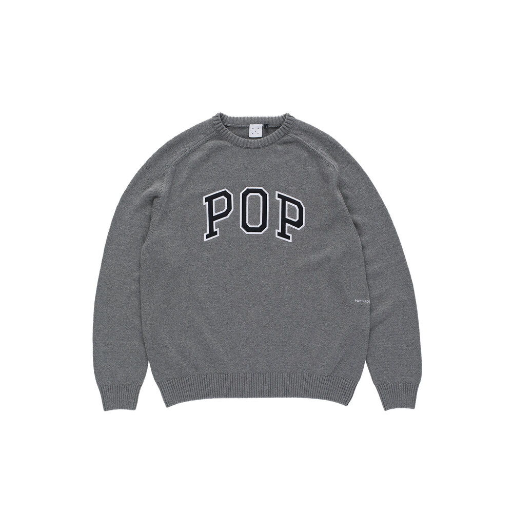 POP TRADING COMPANY KNITTED ARCH CREWNECK KNITTED ARCH CREWNECK
