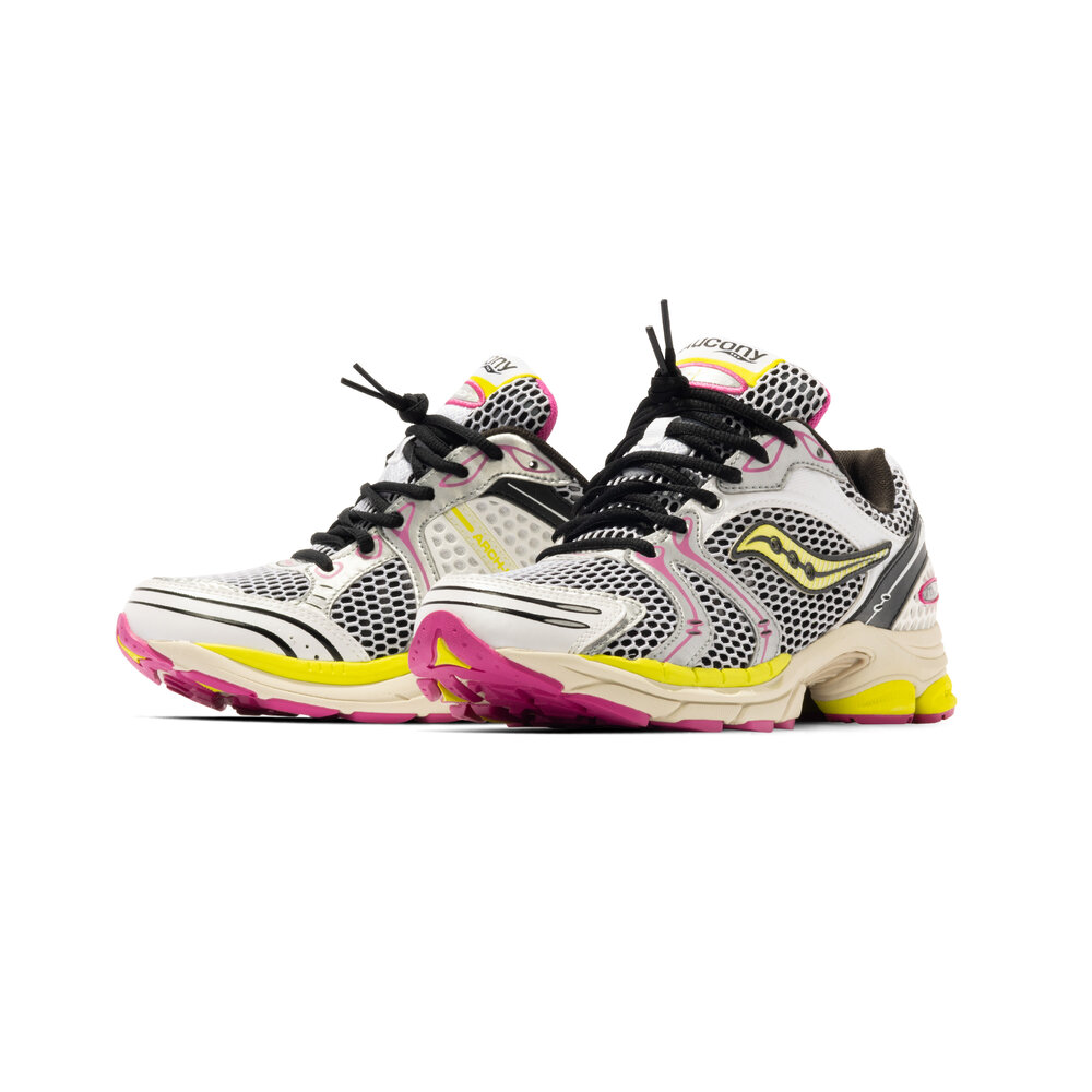 SAUCONY PROGRID TRIUMPH 4' YELLOW & PINK'