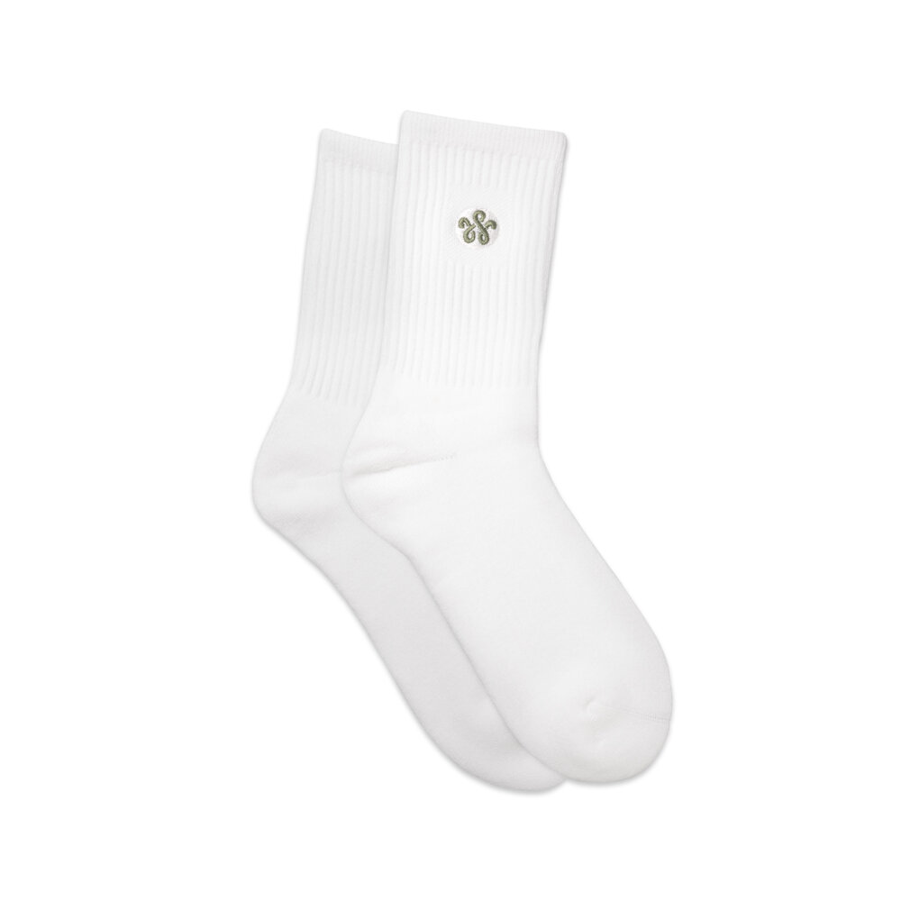 WOEI WOEI PATCH LOGO SOCKS ‘OLIVE’ WOEI PATCH LOGO SOCKS ‘OLIVE’