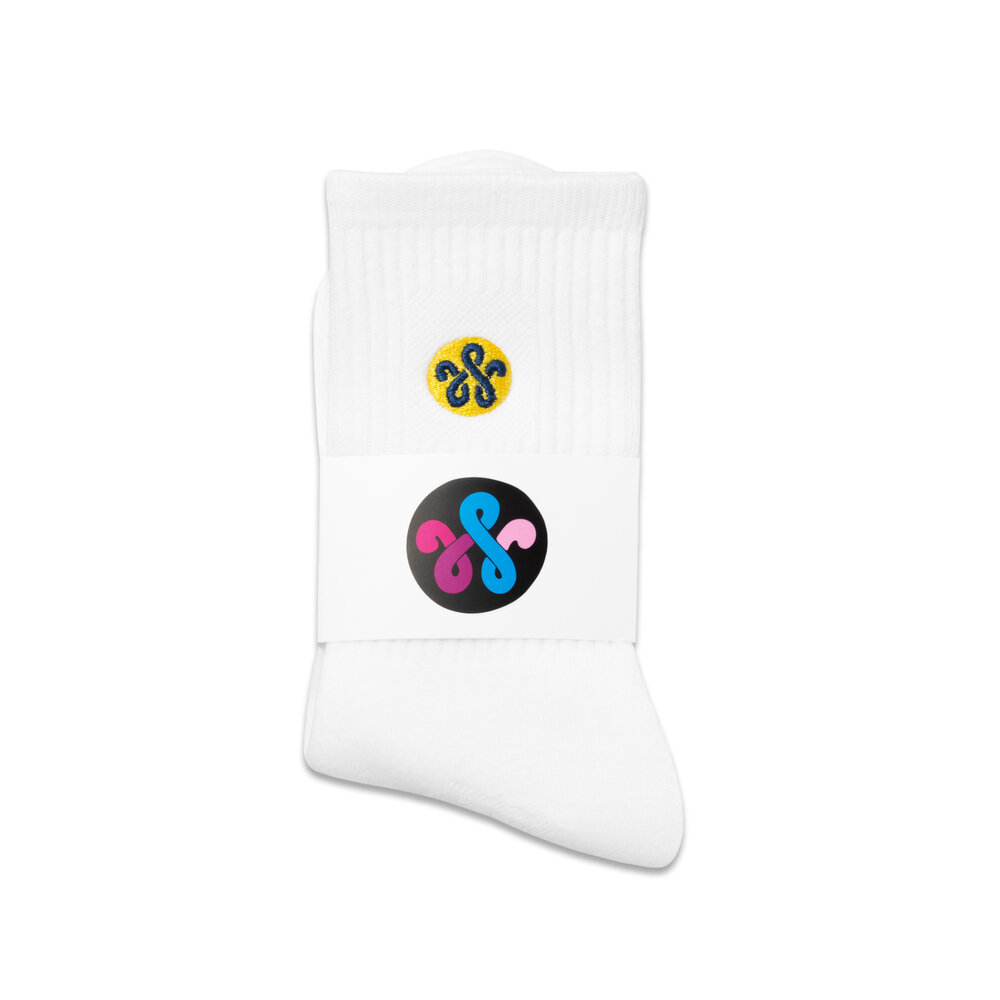 WOEI WOEI PATCH LOGO SOCKS ‘YELLOW’ WOEI PATCH LOGO SOCKS ‘YELLOW’