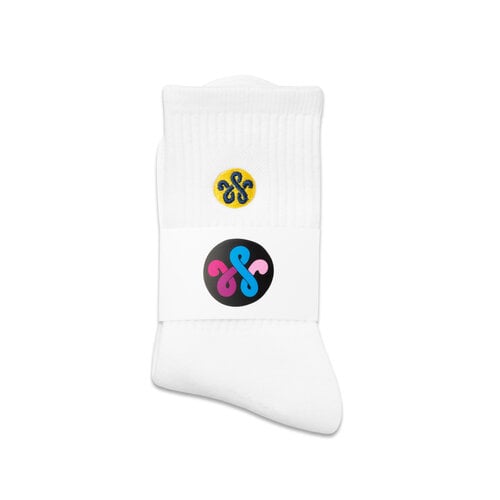 WOEI WOEI PATCH LOGO SOCKS ‘YELLOW’ WOEI PATCH LOGO SOCKS ‘YELLOW’