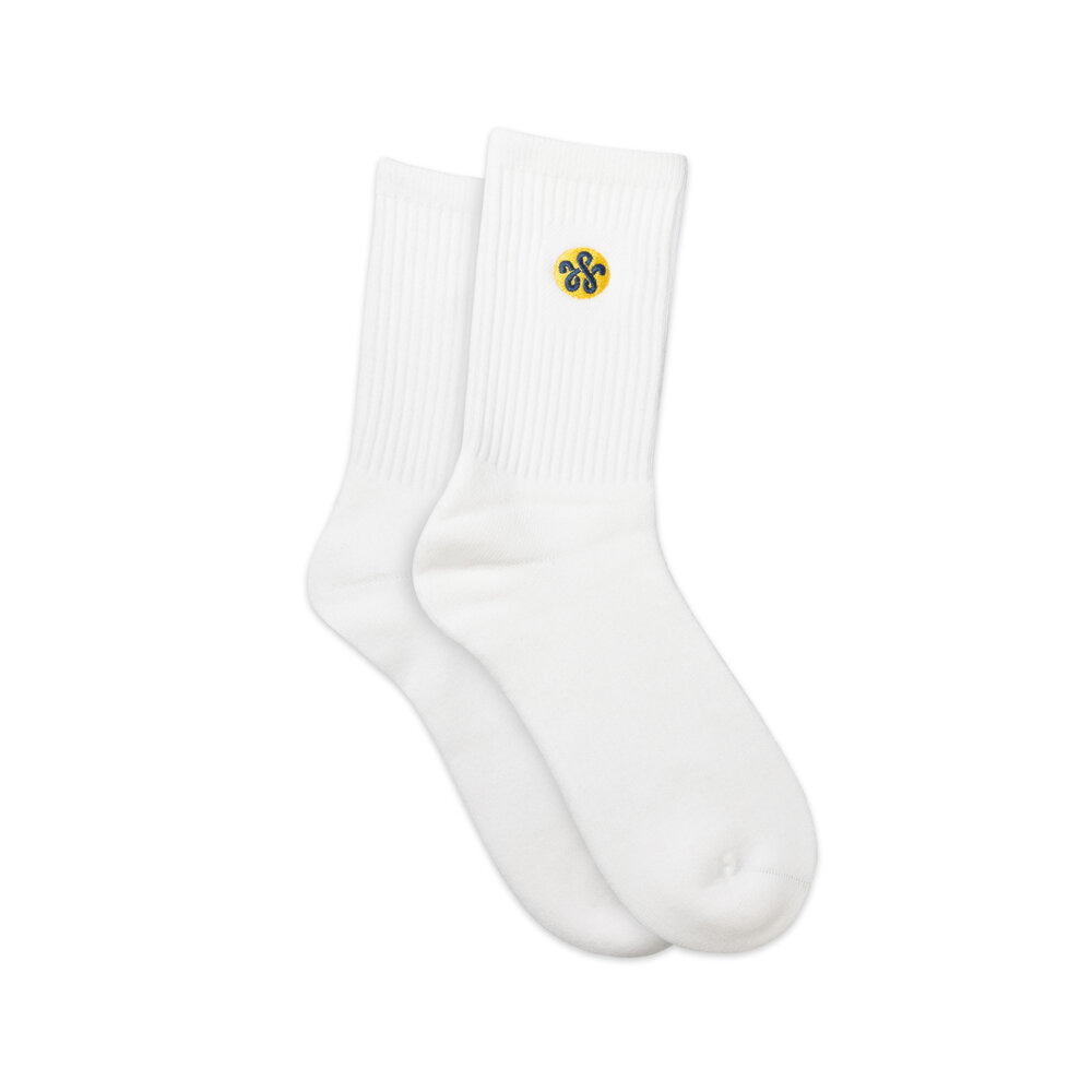 WOEI WOEI PATCH LOGO SOCKS ‘YELLOW’ WOEI PATCH LOGO SOCKS ‘YELLOW’