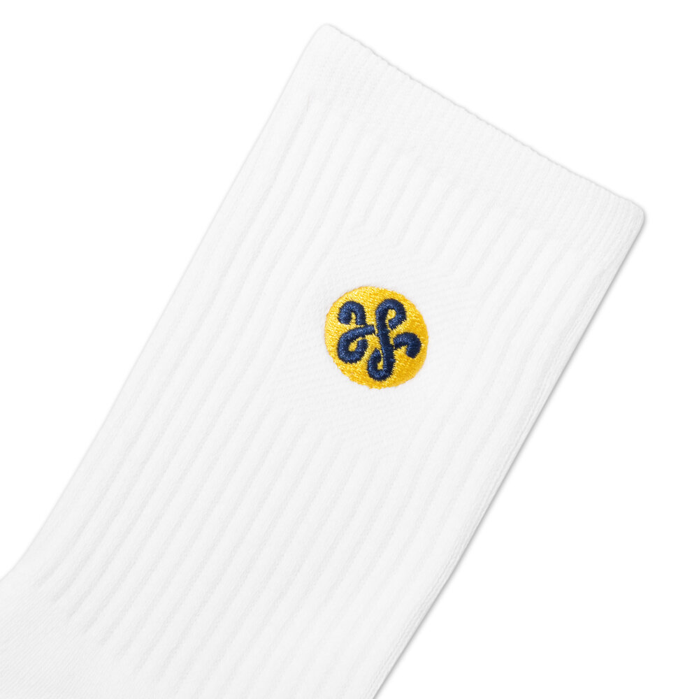 WOEI WOEI PATCH LOGO SOCKS ‘YELLOW’ WOEI PATCH LOGO SOCKS ‘YELLOW’