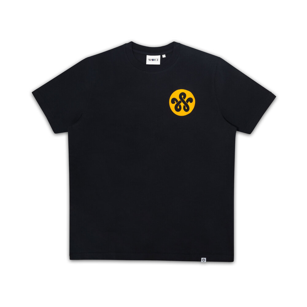 WOEI DOOR LOGO TEE 'VULCAN NAVY'
