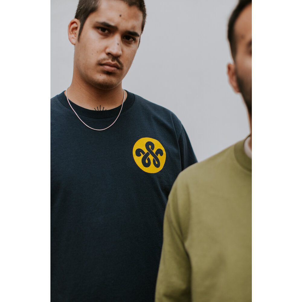 WOEI DOOR LOGO TEE 'VULCAN NAVY'