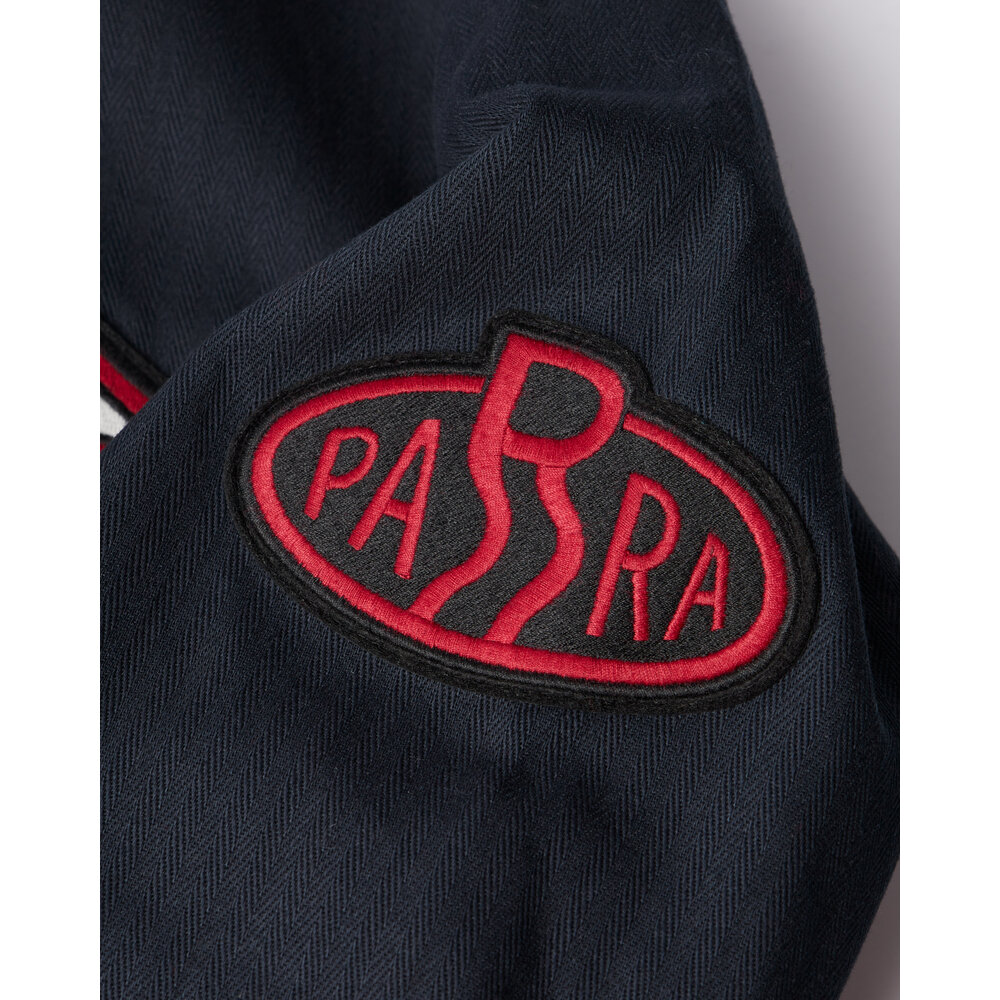 BY PARRA PUMPING GAS JACKET NAVY BLUE