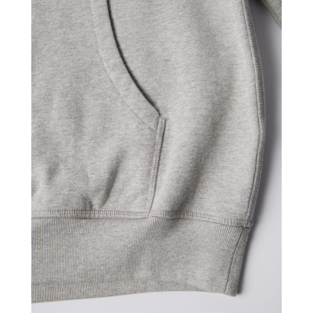 BY PARRA CONNECTED GUY HOODED SWEATSHIRT HEATER GREY