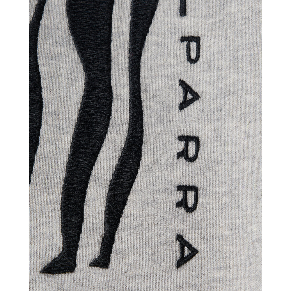 BY PARRA CONNECTED GUY HOODED SWEATSHIRT HEATER GREY