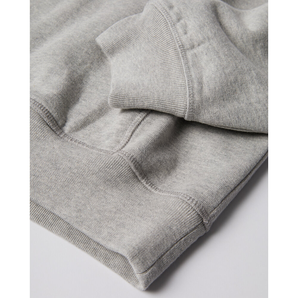 BY PARRA CONNECTED GUY HOODED SWEATSHIRT HEATER GREY