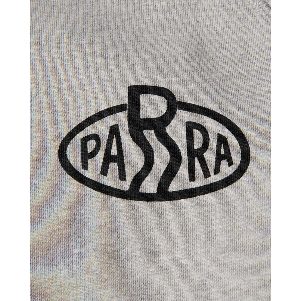 BY PARRA LEGS LOGO CREW NECK SWEATSHIRT HEATHER GREY