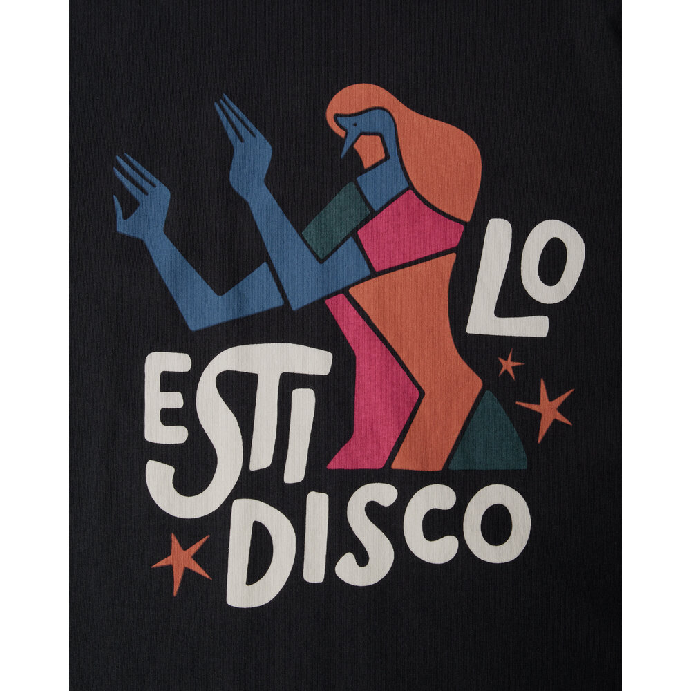 BY PARRA EL STILO DISCO T-SHIRT BLACK