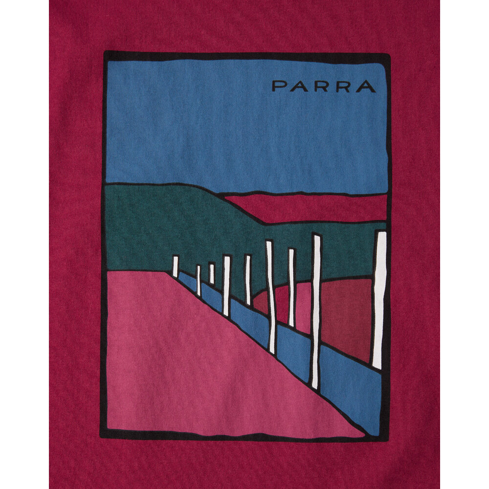 BY PARRA BEACH PARKING T-SHIRT RASPBERRY