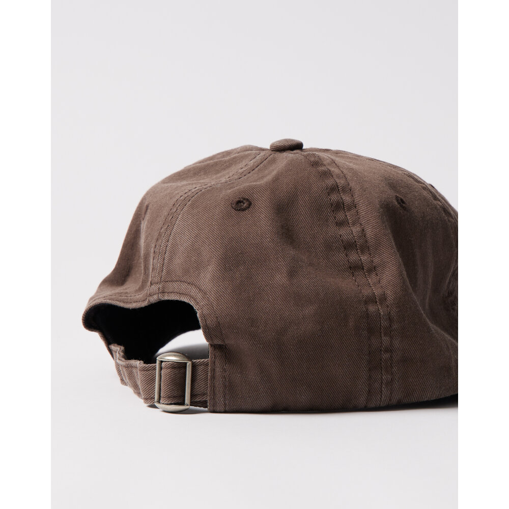 BY PARRA STORE LOGO 6 PANEL HAT BROWN
