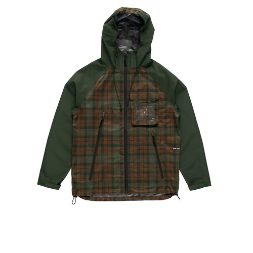 POP TRADING COMPANY CHECKED ORACLE JACKET