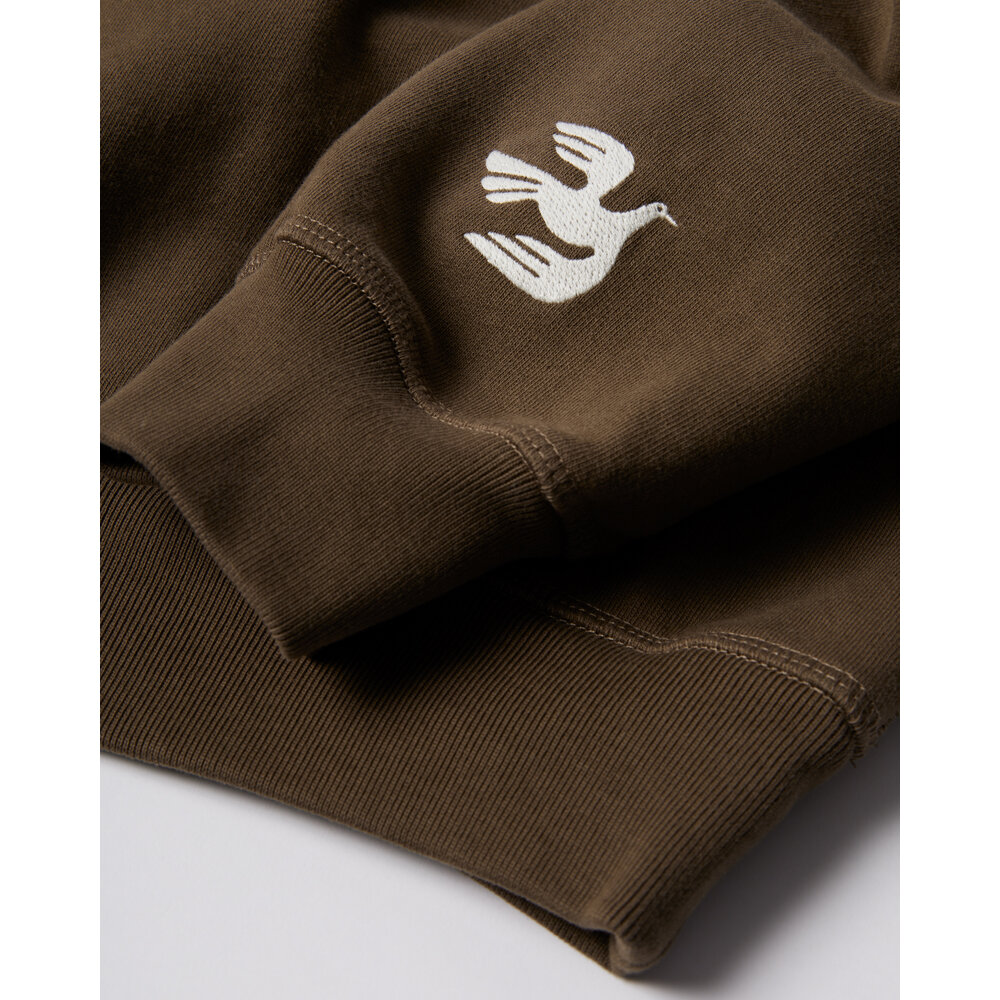 BY PARRA WEIRD TRAD LOGO CREW NECK SWEATSHIRT