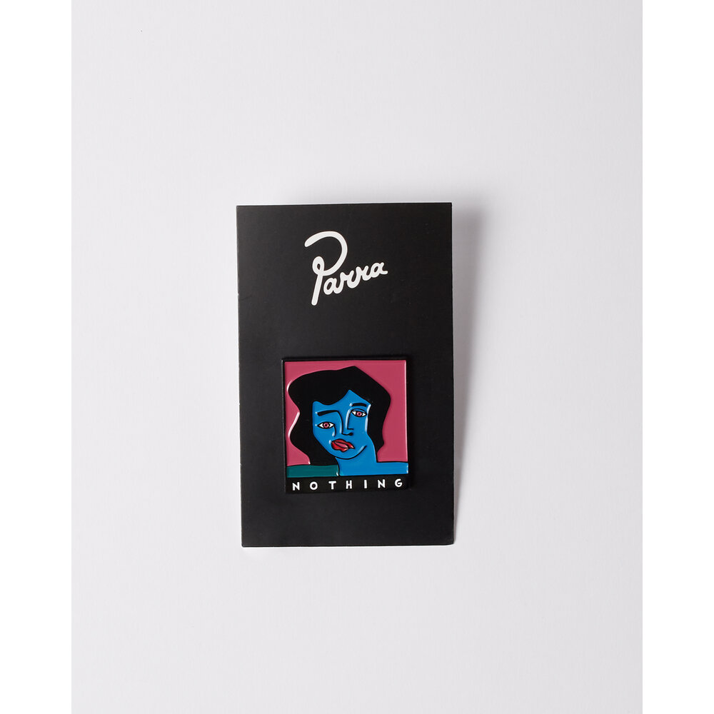 BY PARRA NOTHING FACE ENAMEL PIN