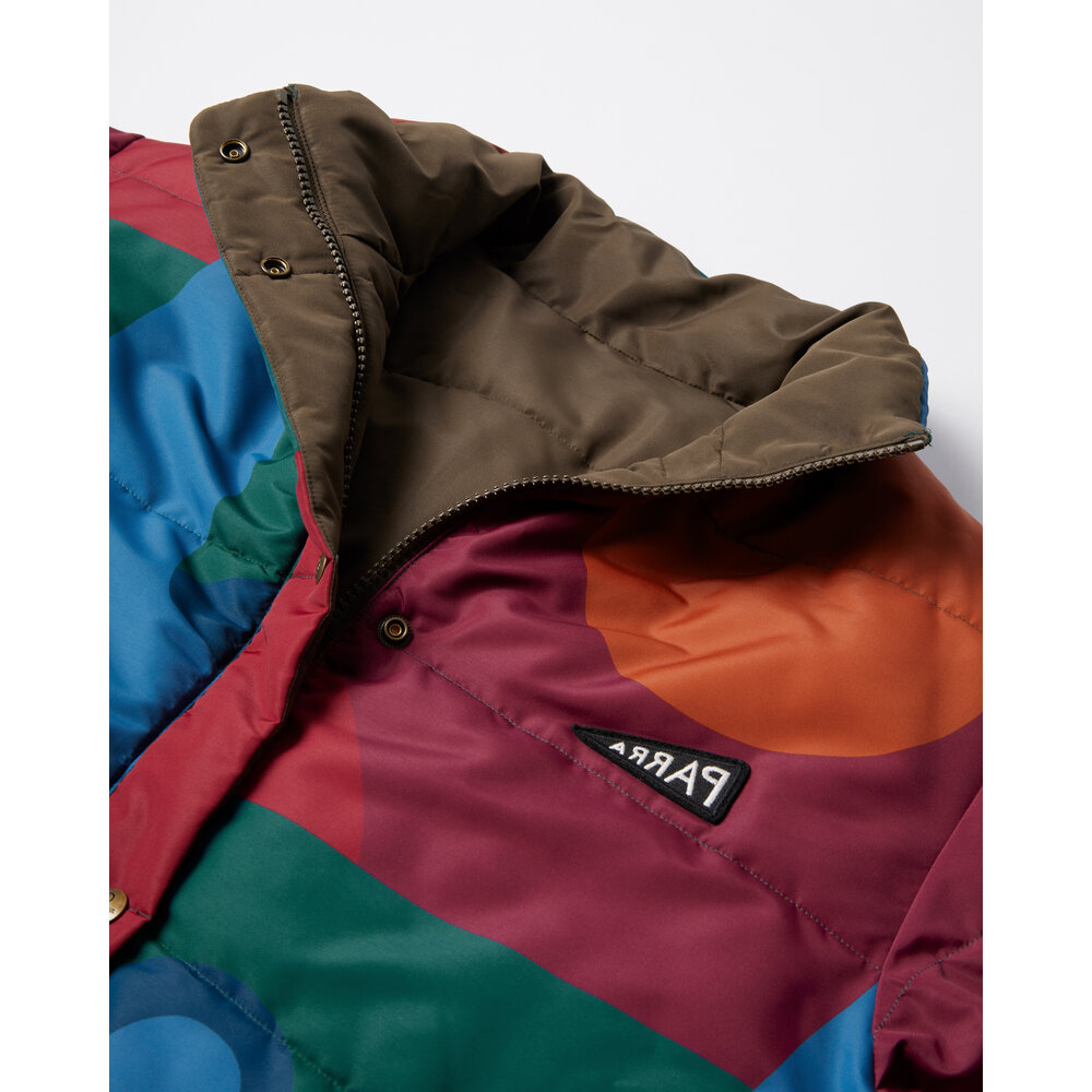 BY PARRA BY PARRA PROTECT THE SUN REVERSIBLE PUFFER JACKET BY PARRA PROTECT THE SUN REVERSIBLE PUFFER JACKET