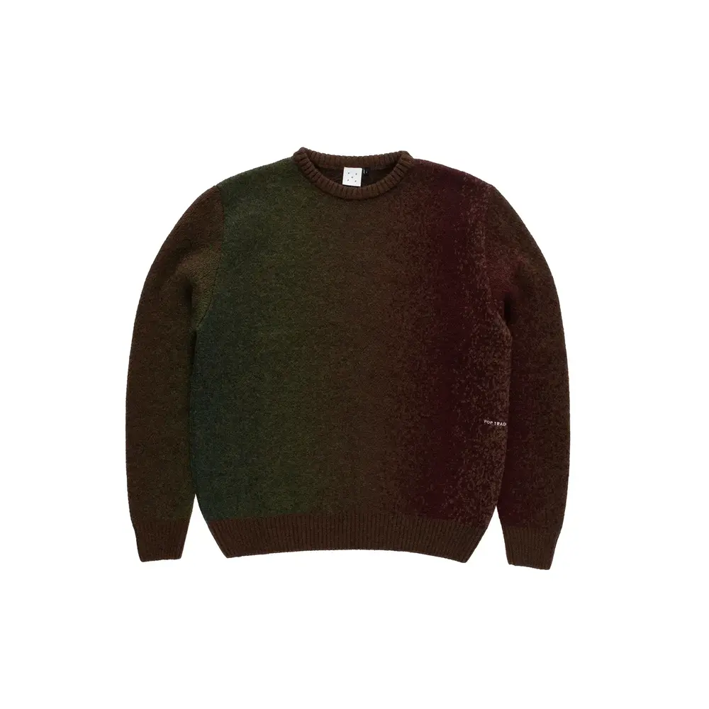 POP TRADING COMPANY POP TRADING COMPANY MOHAIR STRIPED KNITTED CREW NECK POP TRADING COMPANY MOHAIR STRIPED KNITTED CREW NECK