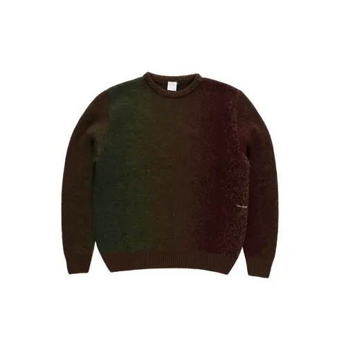 POP TRADING COMPANY MOHAIR STRIPED KNITTED CREW NECK MULTICOLOUR