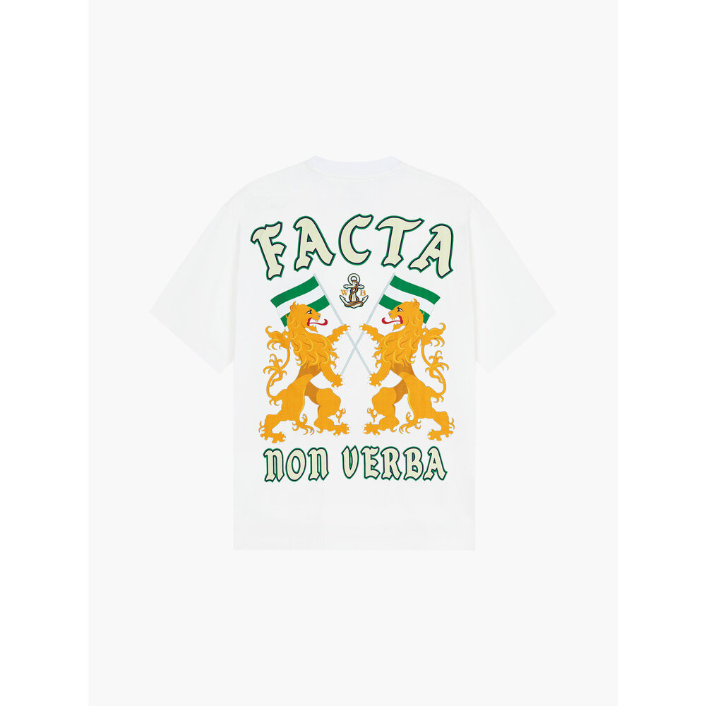 BANLIEUE X WOEI FACTA NON VERBA WHITE T-SHIRT