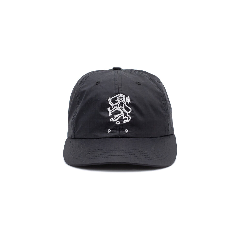 POP TRADING COMPANY CLUB SIXPANEL HAT ‘BLACK’