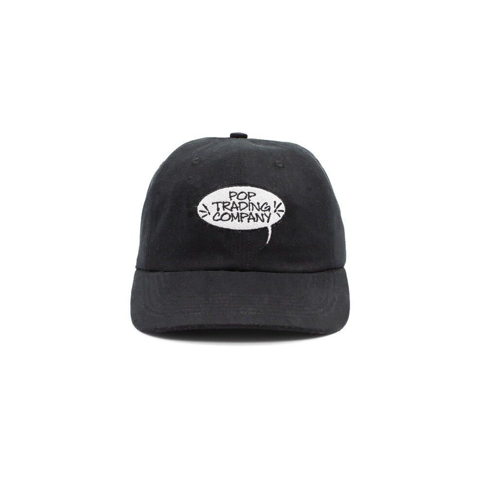 POP TRADING COMPANY FLY SIXPANEL HAT ‘BLACK’