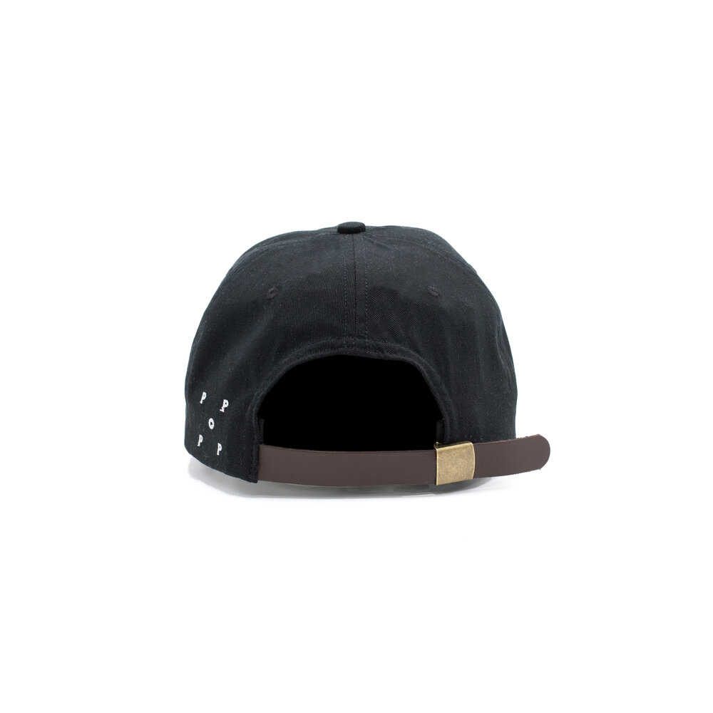 POP TRADING COMPANY FLY SIXPANEL HAT ‘BLACK’
