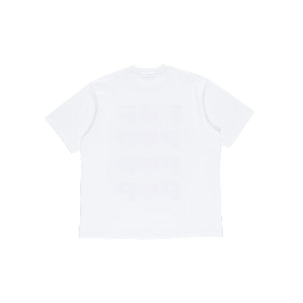 POP TRADING COMPANY HEARTS T-SHIRT ‘WHITE’