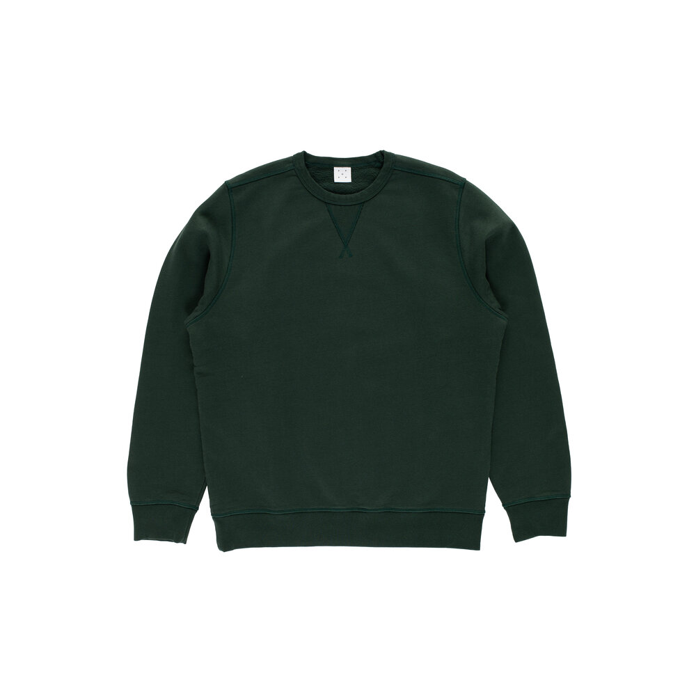 POP TRADING COMPANY LOGO CREWNECK SWEAT ‘DARKEST SPRUCE’