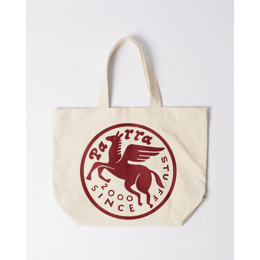 BY PARRA LAST CHANGE BOOKS TOTE BAG