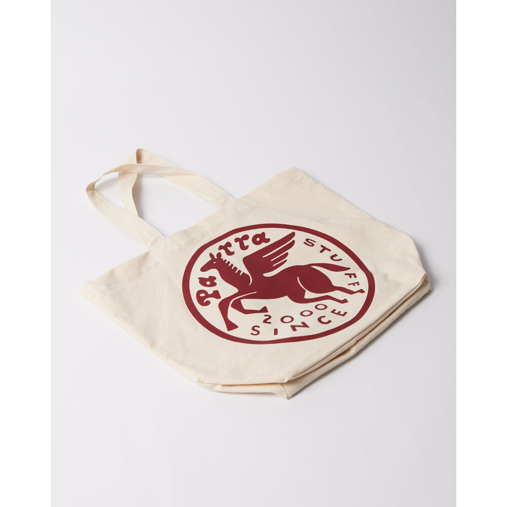 BY PARRA LAST CHANGE BOOKS TOTE BAG