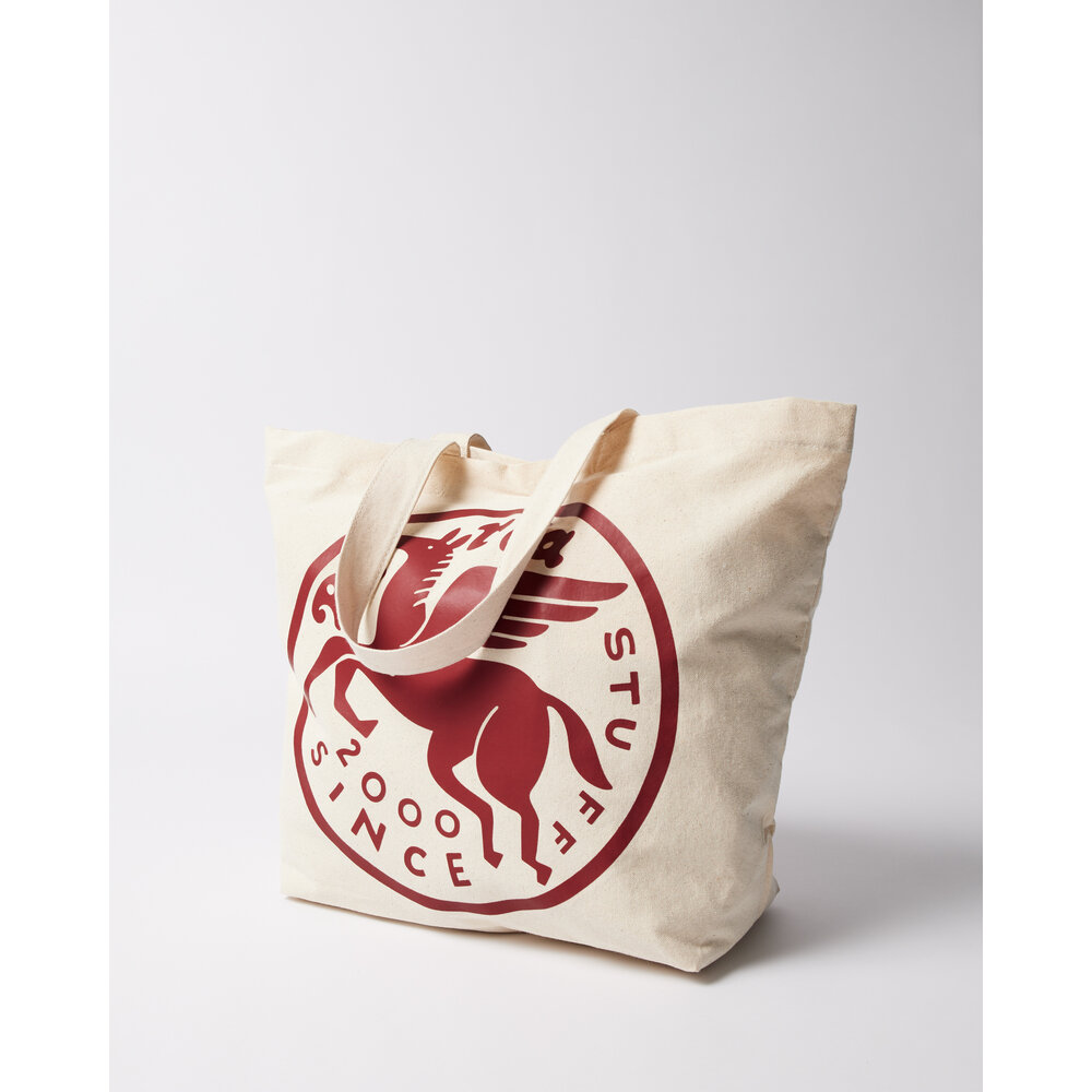 BY PARRA LAST CHANGE BOOKS TOTE BAG