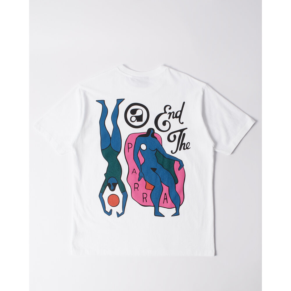 BY PARRA BY PARRA END THE LOUNGECHAIR T-SHIRT BY PARRA END THE LOUNGECHAIR T-SHIRT