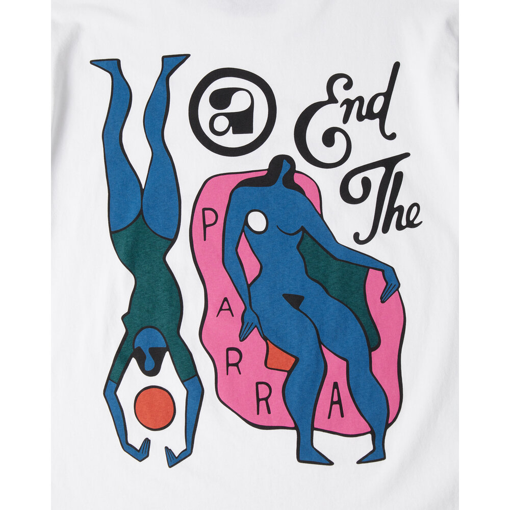 BY PARRA BY PARRA END THE LOUNGECHAIR T-SHIRT BY PARRA END THE LOUNGECHAIR T-SHIRT