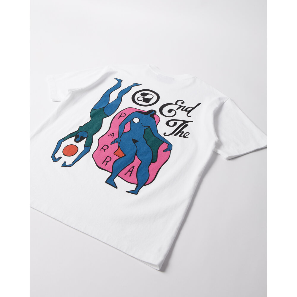 BY PARRA BY PARRA END THE LOUNGECHAIR T-SHIRT BY PARRA END THE LOUNGECHAIR T-SHIRT