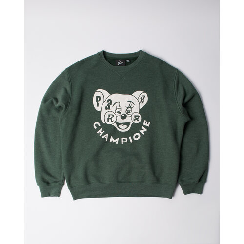 BY PARRA TIRED CHAMPIONE CREW NECK SWEATSHIRT