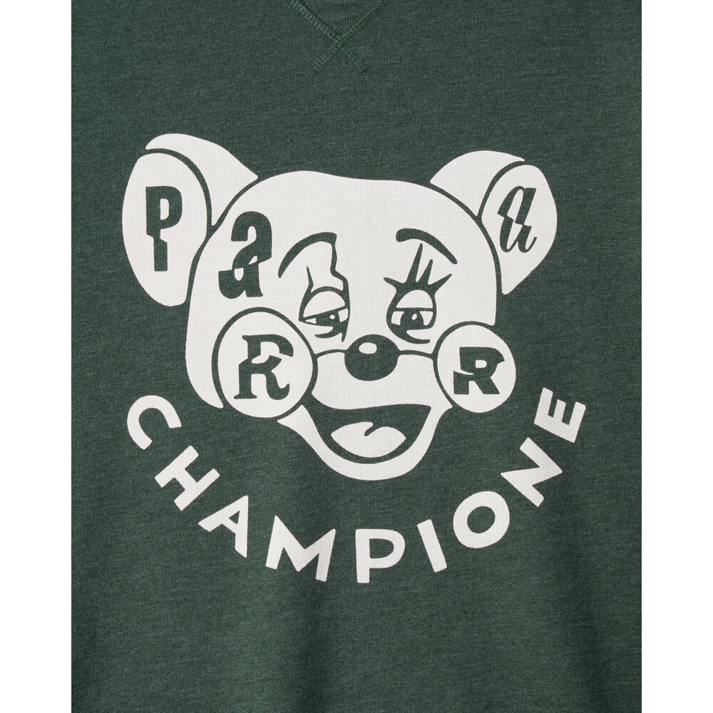 BY PARRA TIRED CHAMPIONE CREW NECK SWEATSHIRT
